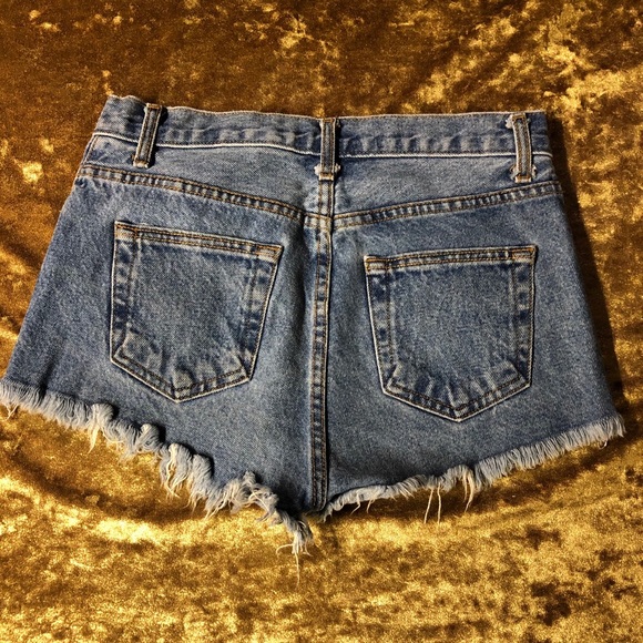 John Galt California - Denim Cutoff Shorts - Small - Picture 3 of 7
